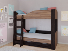 Для подростков, Кровать двухъярусная Астра 2 Венге