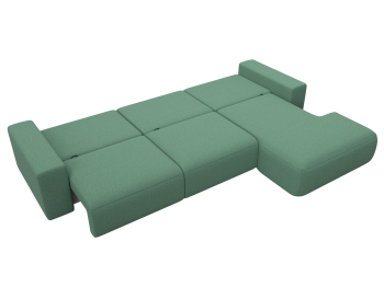 Диван угловой Лига-036 НПБ Классик Лонг правый угол, рогожка Амур