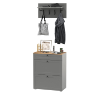 Прихожие, Обувница с вешалкой для верхней одежды Остин