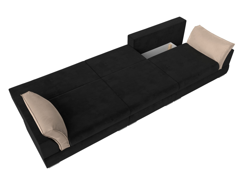 Диваны прямые кухонные, Прямой диван Пекин Long, велюр