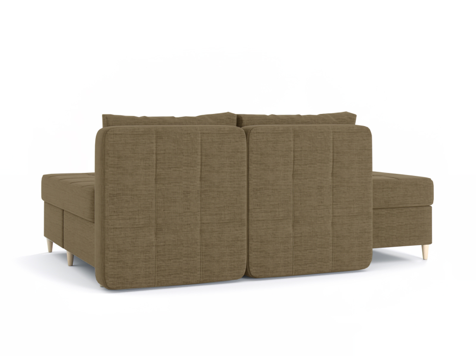 Диваны угловые в гостиную, Диван-кровать угловой Оливер 2 еврокнижка-трансформер, рогожка Люкс