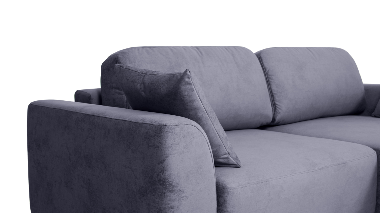 Диваны угловые в гостиную, Диван угловой Trump mini, велюр