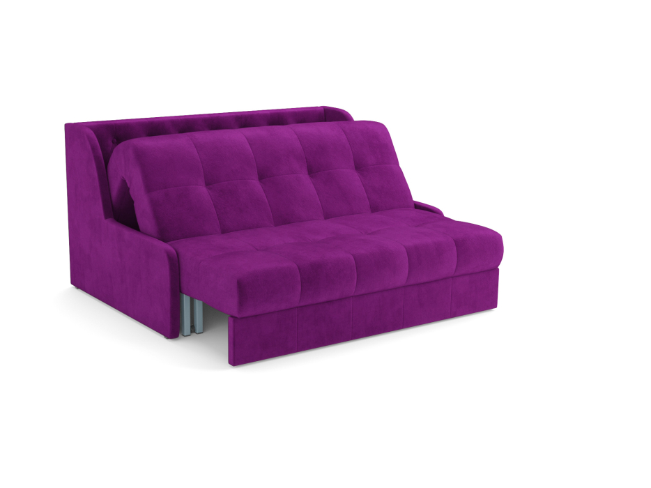 Диваны с ящиком для белья, Диван аккордеон Барон №6 НПБ 120х200 Микровелюр