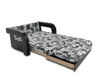 Диван прямой выкатной Кармен-2 (Газета)