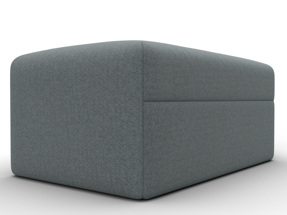 Пуф в прихожую, Модуль пуф Лига-060 НПБ, рогожка Амур