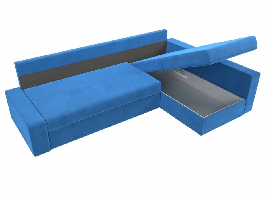 Диваны угловые в гостиную, Угловой диван Версаль, велюр, правый угол