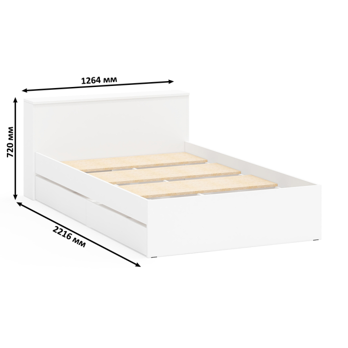 Спальные гарнитуры, Столик туалетный с лампочками 110 с полутораспальной кроватью с ящиками Ксения 1200