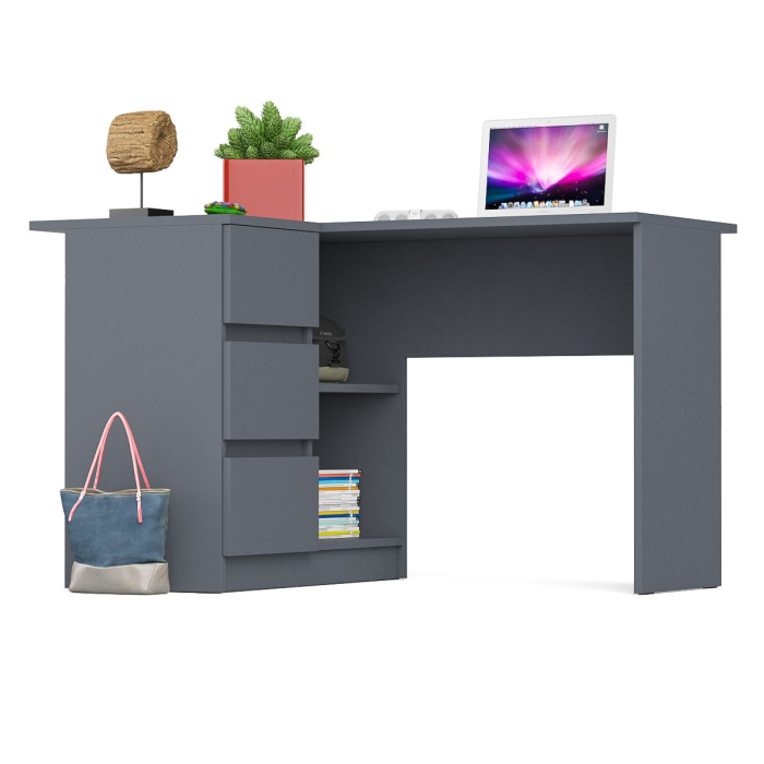 Детские столы, Угловой компьютерный стол Мори МС-16 правый