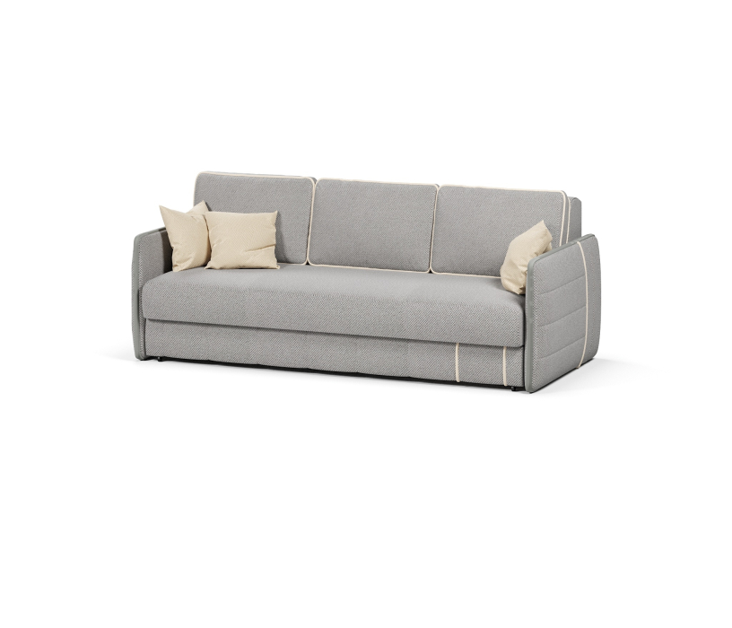 Диваны прямые, Диван-кровать еврокнижка Любек,велюр