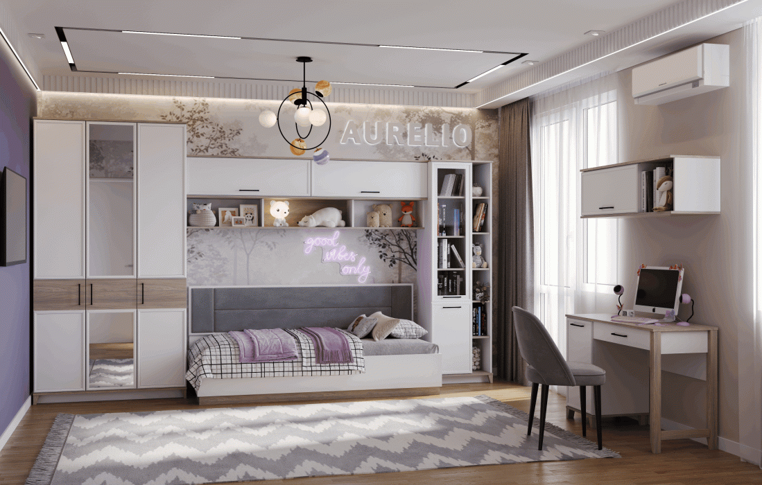 Письменные столы, Модульная система AURELIO (модуль 43) Стол туалетный