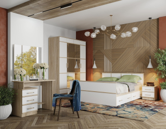 Сакура Кровать на 160 Основание проложки ДСП