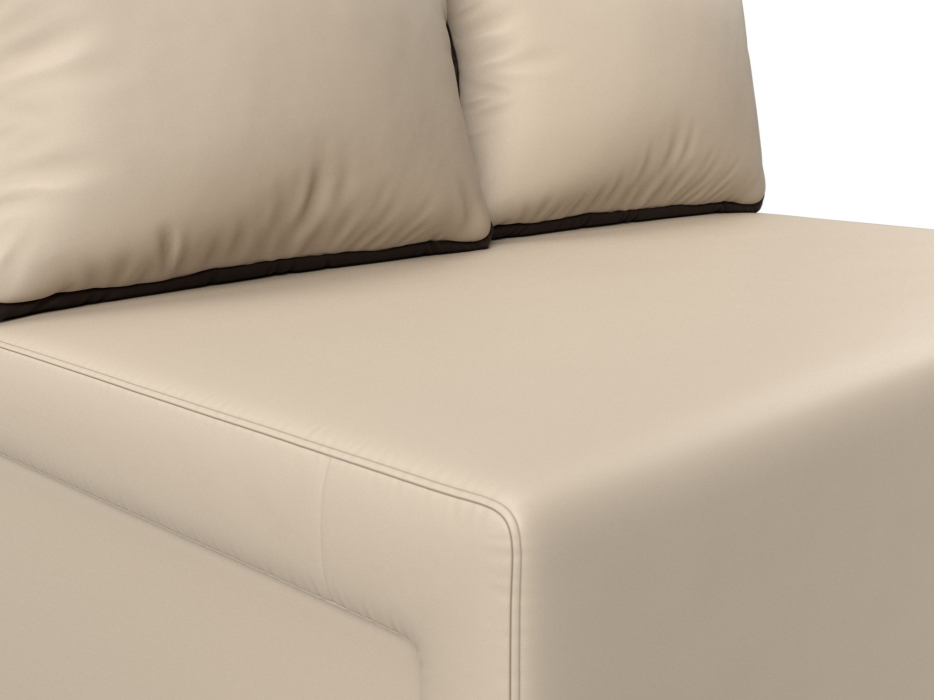 Диваны с ящиком для белья, Диван прямой Лагуна, экокожа