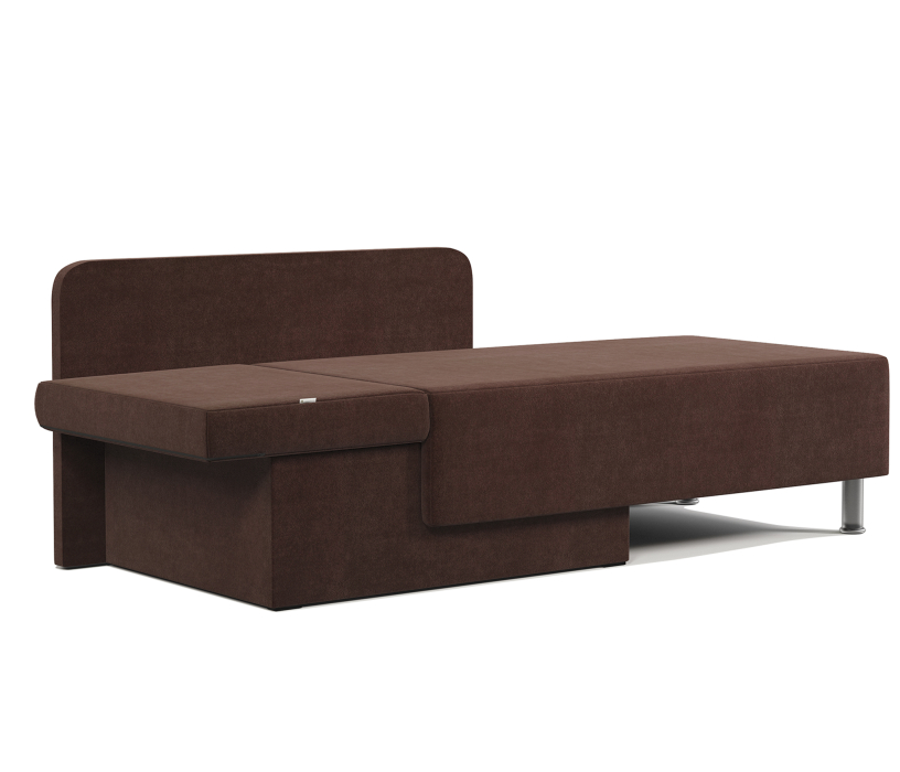 Диваны прямые кухонные, Кушетка Леон левый, велюр