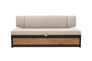 Прямой кухонный диван Парус 181 Дуб крафт золотой