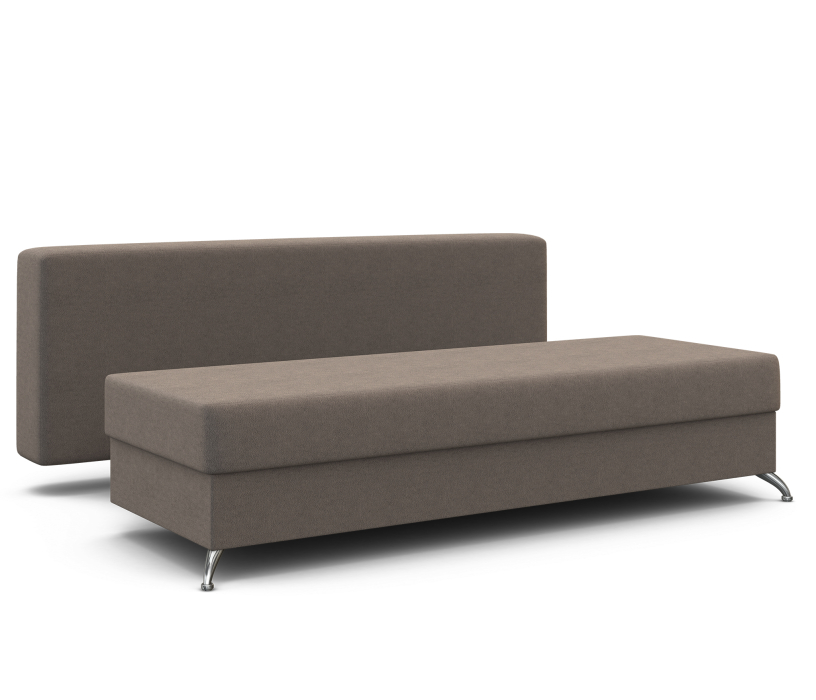 Диваны с ящиком для белья, Диван-кровать Лайт, велюр