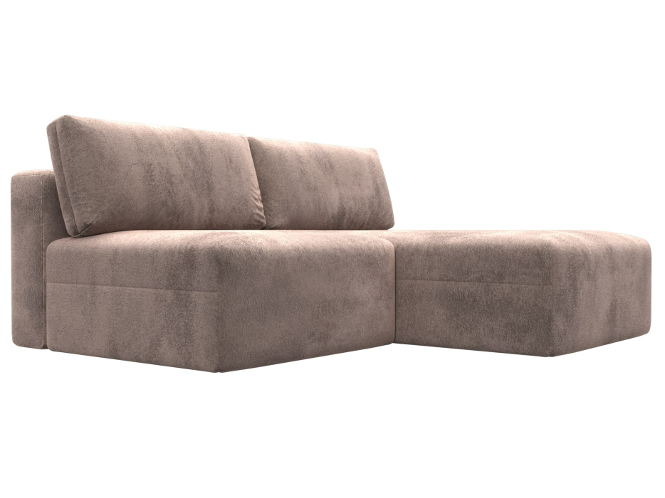 Диваны угловые в гостиную, Диван угловой модульный Лига-060 НПБ угол универсальный, велюр TOWER