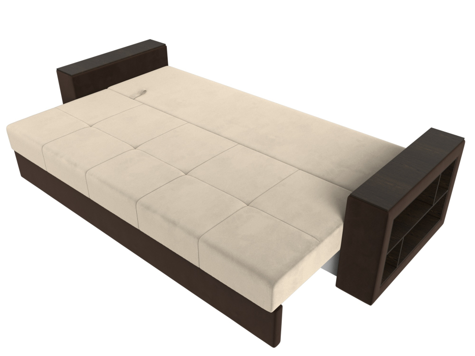 Диваны кровати со спальным местом, Диван прямой Дубай Лайт, микровельвет