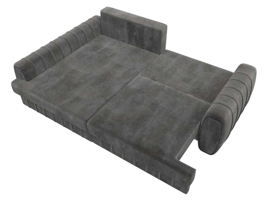 Диваны угловые в гостиную, Диван угловой Лига-057 НПБ угол левый, велюр TOWER