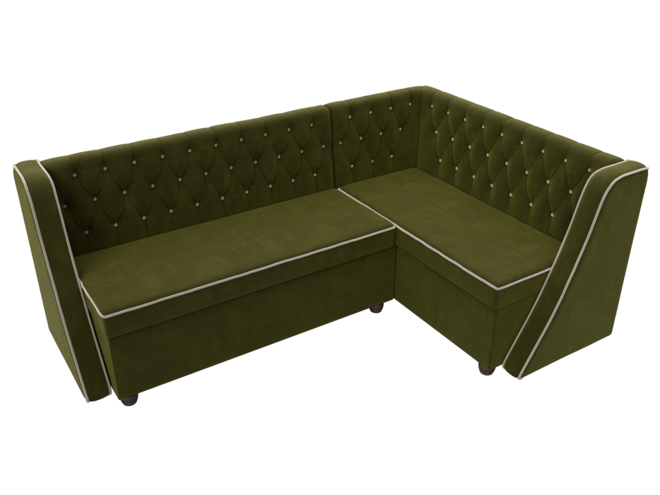 Диваны угловые кухонные, Кухонный угловой диван Лофт правый угол, микровельвет