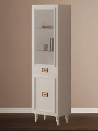 Шкаф Валенсия однодверный распашной, правый (золото)