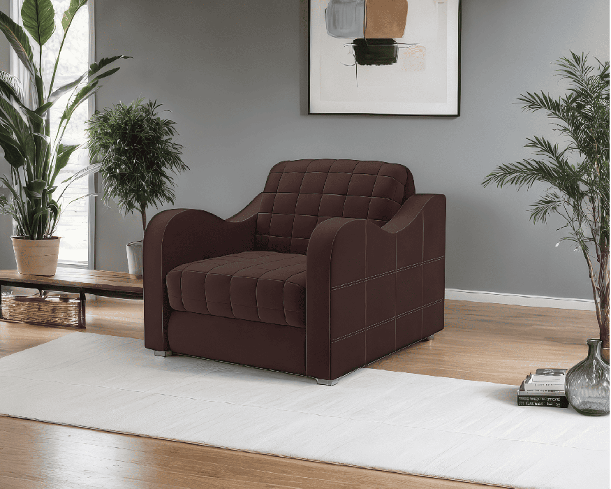 Кресла-кровати, Кресло-кровать аккордеон Барон №4 (Велюр)