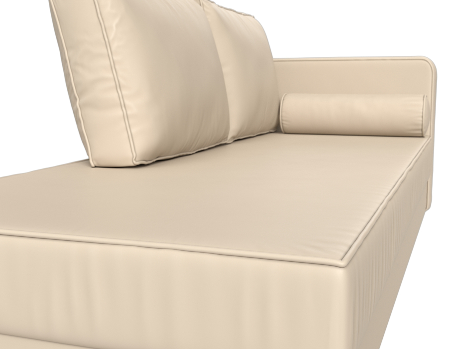 Кушетка кровать, Кушетка Прайм, экокожа, правый угол