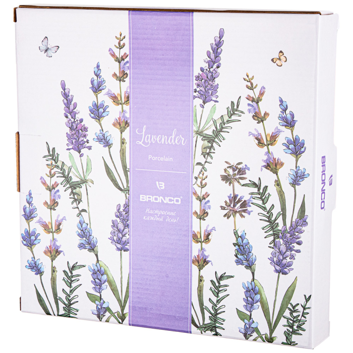 Тарелки, Набор тарелок обеденных "Лаванда" 26 см