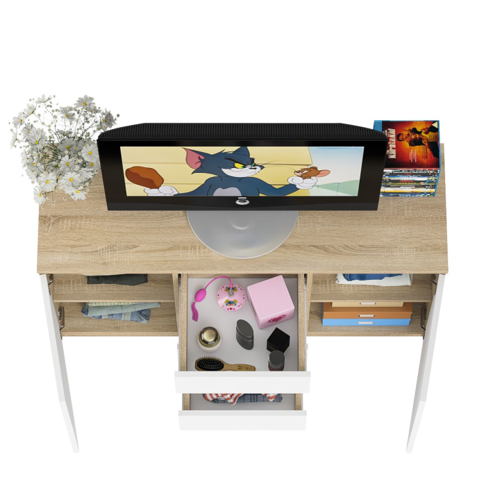 Комоды, Комод-тумба три ящика и две дверки Мори МК1200.3