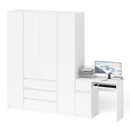 Компьютерный стол МС-1 левый со шкафов 1600-1 Мори