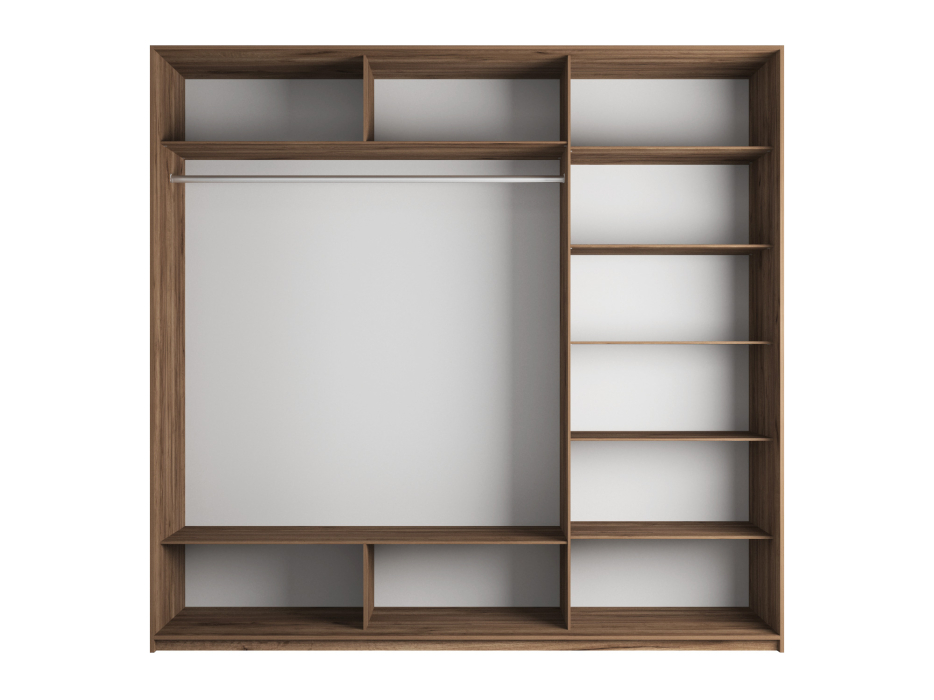 Шкафы-купе 3-х дверные, Шкаф-купе Прайм 3-х дверный Стекла фисташка/Доводчики 210х57х230