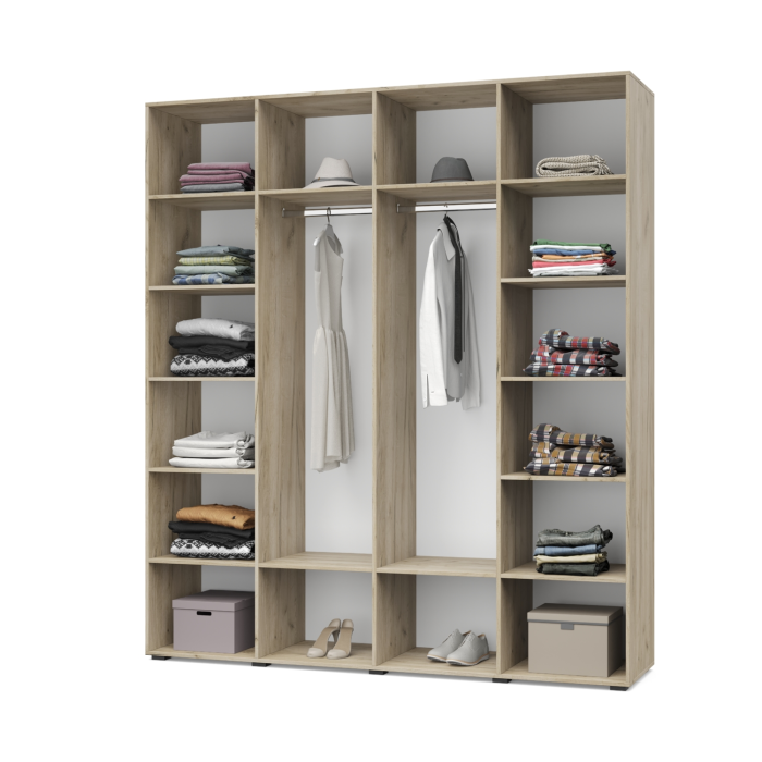 Шкафы распашные, Модульная система Стоун С41 Шкаф