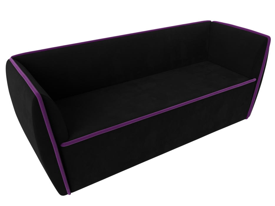 Дизайнерские диваны для гостиной, Прямой диван Бергамо 3-х местный, микровельвет