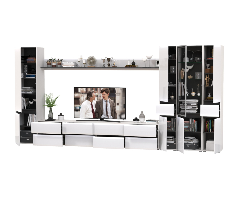 Стенки для гостиной, Мебель в гостиную модульная Сидней комплектация № 113