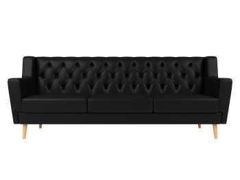 Прямой диван Брайтон 3 Люкс, экокожа