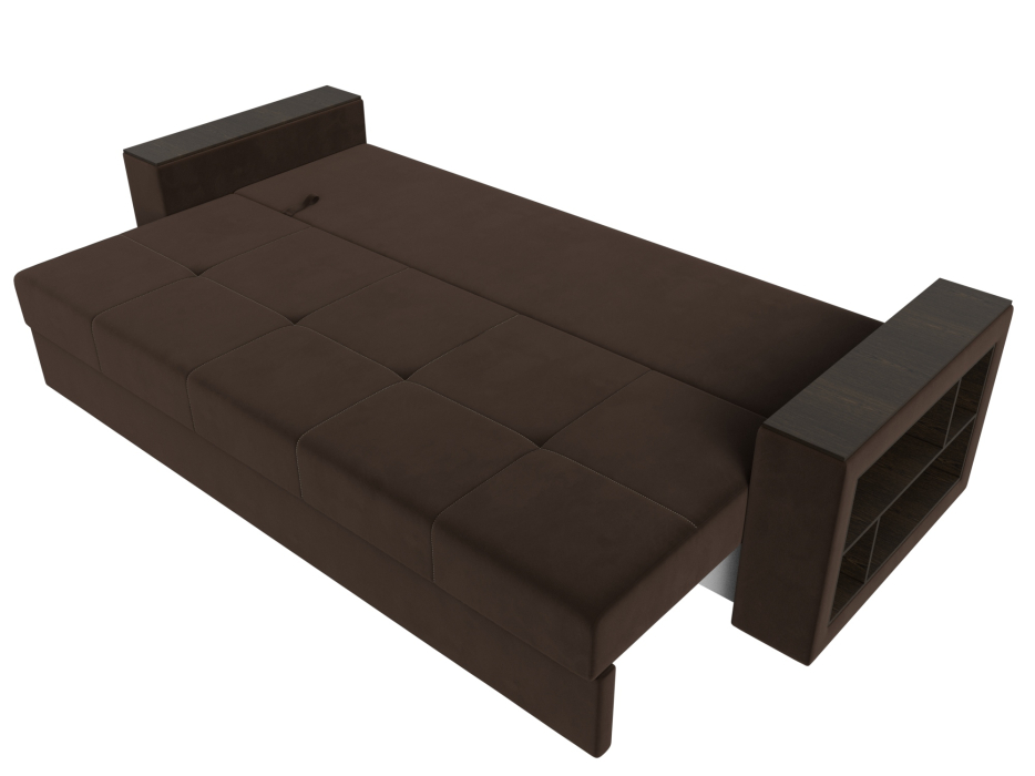 Диваны кровати со спальным местом, Диван прямой Дубай Лайт, микровельвет