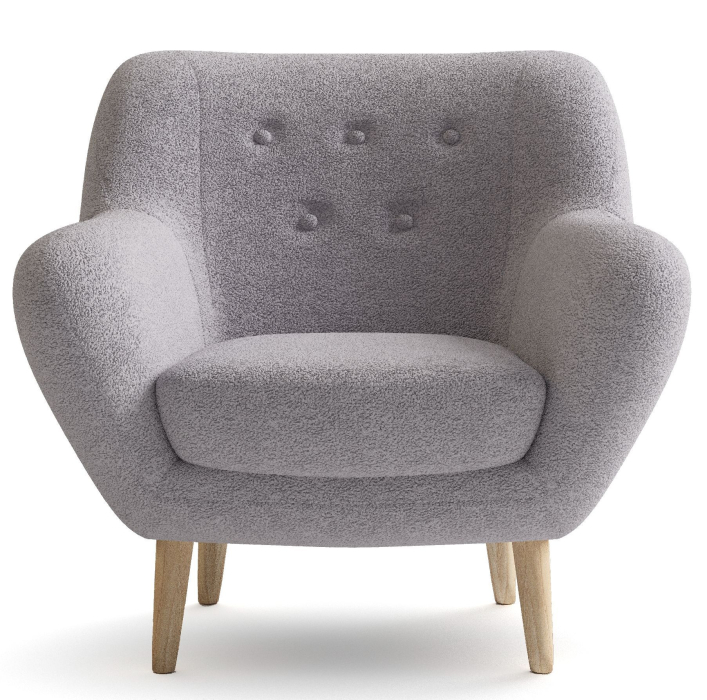 Кресло для отдыха, Кресло Элефант мягкое, Искусственный мех