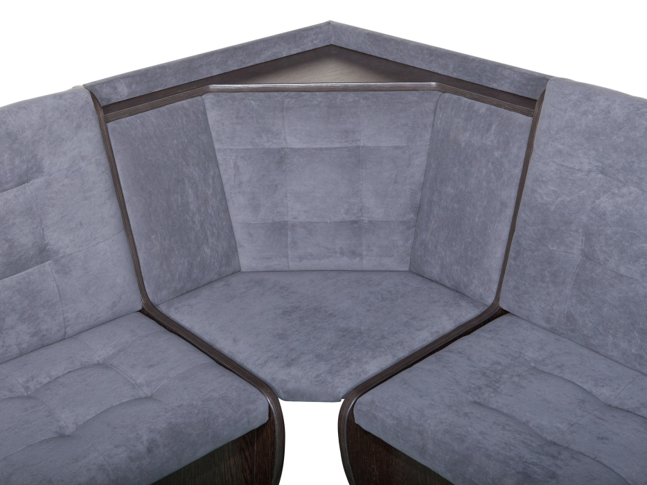 Кухонные уголки, Кухонный уголок Стиль 1Л (со столом СТ-2У) Дуб венге / велюр