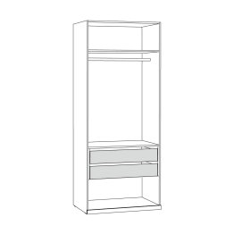 Шкаф-витрина Амьен 16.395 Плэйн Веллюто Капучино