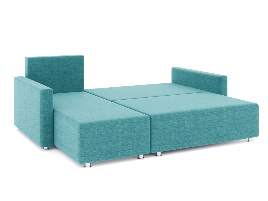 Диваны угловые в гостиную, Диван-кровать угловой Челси еврокнижка, рогожка