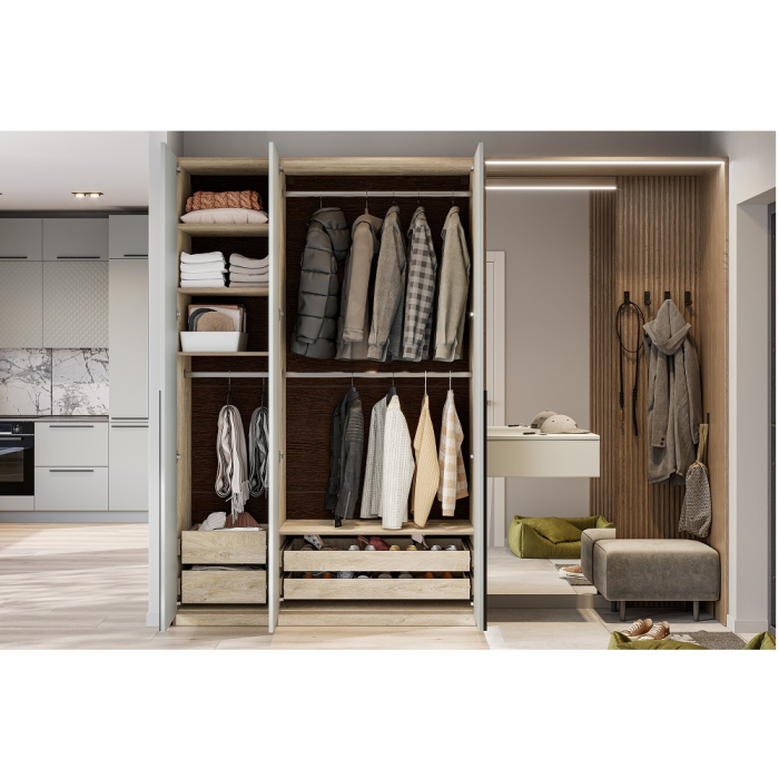 Для одежды, Шкаф для одежды Этна 1.5 м