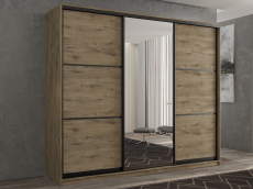 Шкафы-купе 3-х дверные, Шкаф-купе 3х дверный Кааппи 2 210х45