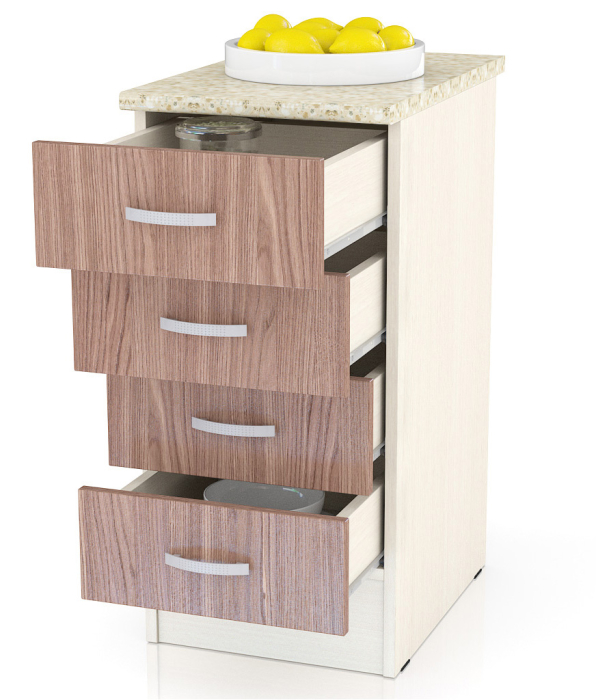 Кухонные шкафы, Стол Мери ШН4Я400 с 4 ящиками 40 см.