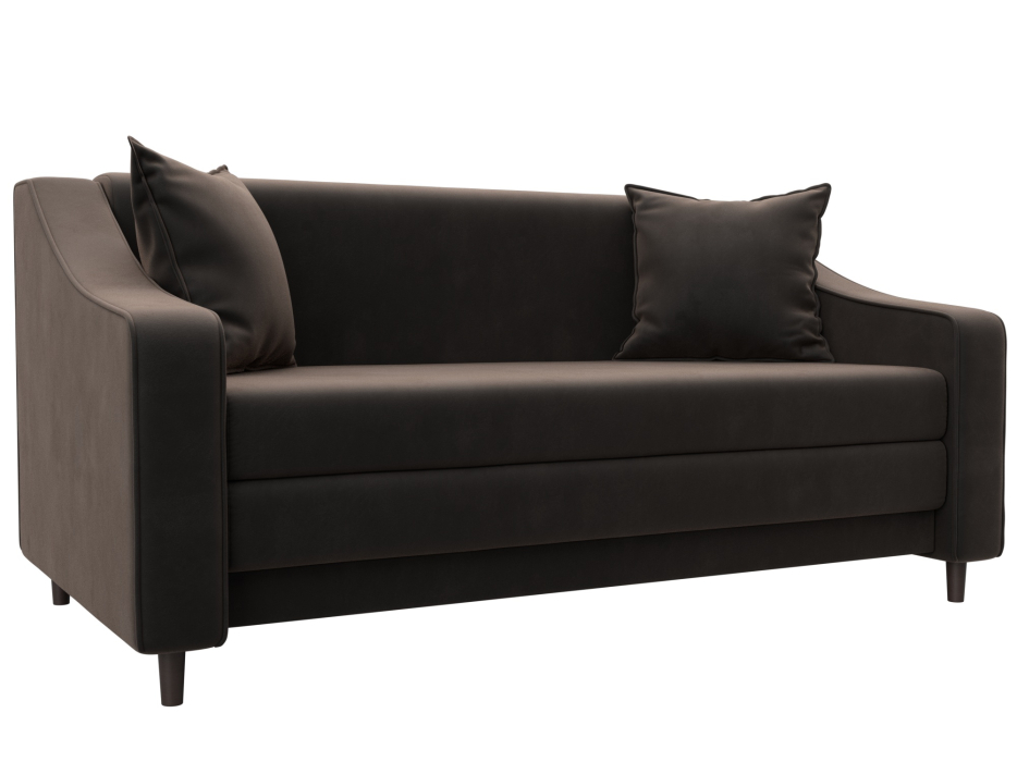 Диваны кровати прямые, Диван прямой Лига-071, велюр SEVEN