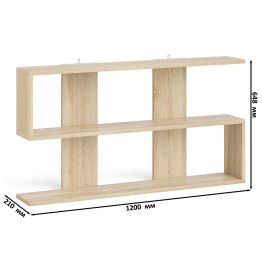 Угловой компьютерный стол Мори МС-16 левый с тумбой две двери МА900.1 и широкой полкой 1200