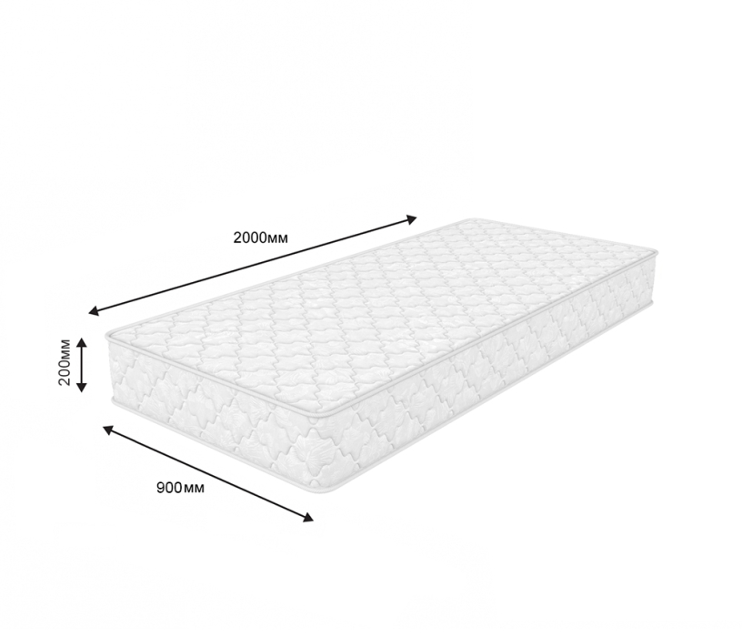 900 x 2000, Матрас ARMOS Авиньон (Jacgard) 90х200 см