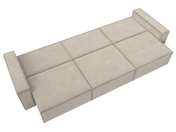 Прямой диван Куба лонг, микровельвет