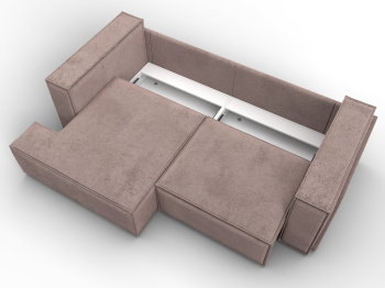 Диван угловой Лига-061 угол левый, велюр TOWER