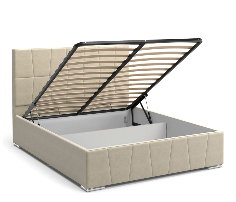 Мягкая кровать, Кровать Пассаж 1,8, велюр