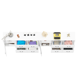 Два комода-тумбы с выдвижными ящиками и дверками РВК 125-1504