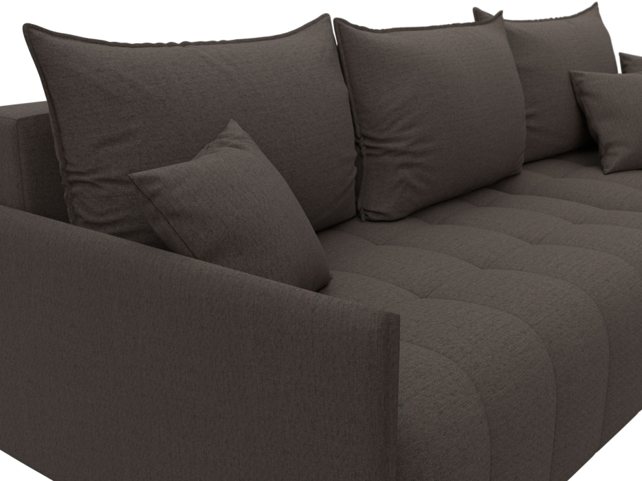 Диваны угловые в гостиную, Диван угловой Лига-054 НПБ угол универсальный, рогожка Амур